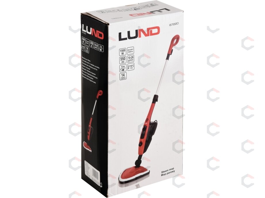 Garų šluota / garinis valytuvas | 1500 W (67220V) 2 Garų šluota / garinis valytuvas | 1500 W (67220V) 2