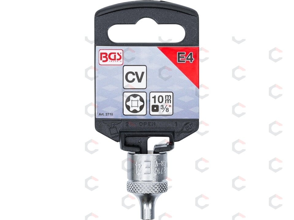 Galvutė E-star tipo varžtams | 10 mm (3/8") | E4 (2710) 1 Galvutė E-star tipo varžtams | 10 mm (3/8") | E4 (2710) 1