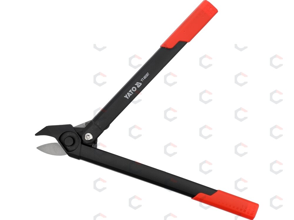 Dvirankės genėjimo žirklės atraminio tipo, nailoninėmis rankenomis 480 mm (YT-88307) 2 Dvirankės genėjimo žirklės atraminio tipo, nailoninėmis rankenomis 480 mm (YT-88307) 2