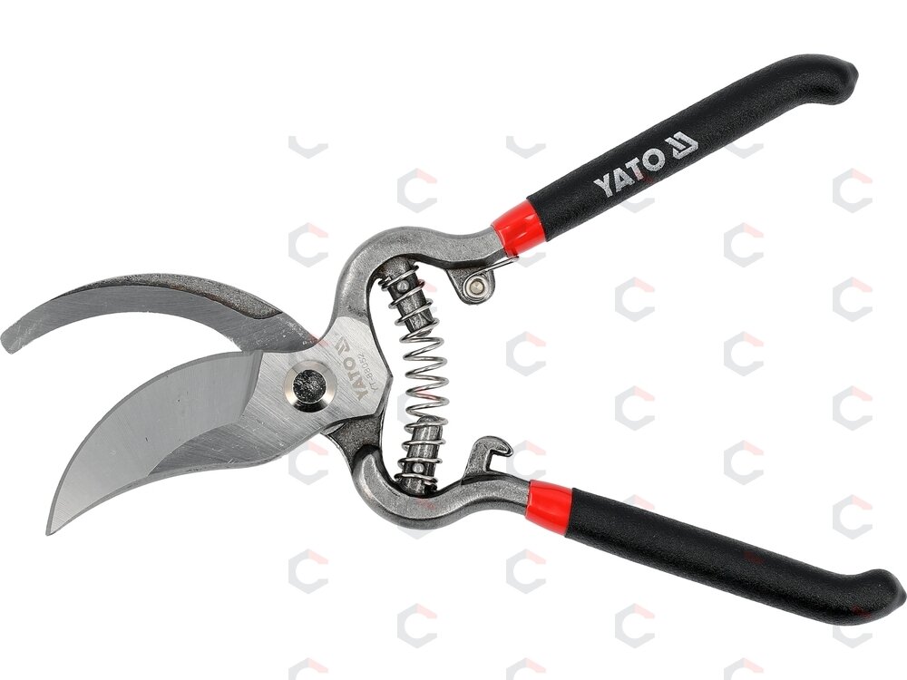 Genėjimo žirklės žirklinio tipo, kaltos 230 mm (YT-88052) 2 Genėjimo žirklės žirklinio tipo, kaltos 230 mm (YT-88052) 2