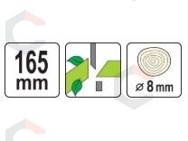 Precizinės genėjimo žirklės žirklinio tipo 165 mm (YT-88198) 5 Precizinės genėjimo žirklės žirklinio tipo 165 mm (YT-88198) 5