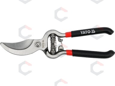 Genėjimo žirklės žirklinio tipo, kaltos 210 mm (YT-88051) Genėjimo žirklės žirklinio tipo, kaltos 210 mm (YT-88051)