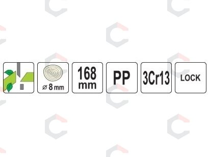 Genėjimo žirklės žirklinio tipo Basic 168 mm (YT-88061) 5 Genėjimo žirklės žirklinio tipo Basic 168 mm (YT-88061) 5