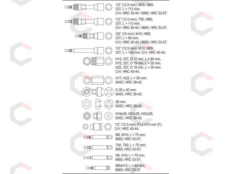 Generatoriaus remonto komplektas | 22 vnt. (YT-04211) 3 Generatoriaus remonto komplektas | 22 vnt. (YT-04211) 3