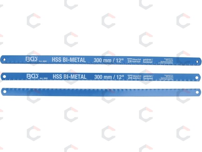 Geležtės metalui | HSS lanksčios | 13 x 300 mm | 10 vnt. (2061) 1 Geležtės metalui | HSS lanksčios | 13 x 300 mm | 10 vnt. (2061) 1