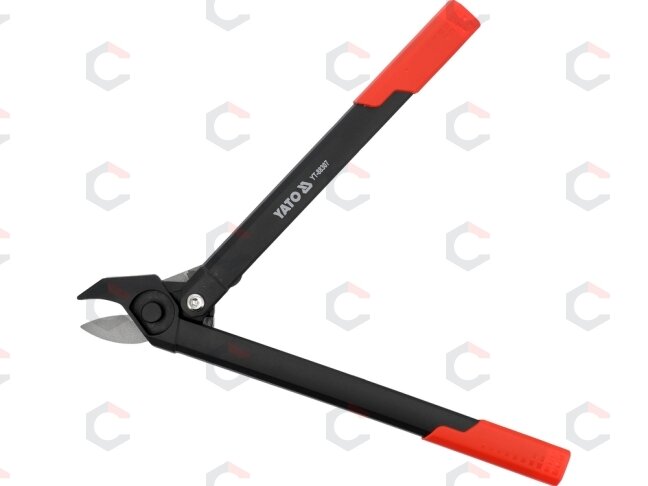 Dvirankės genėjimo žirklės atraminio tipo, nailoninėmis rankenomis 480 mm (YT-88307) 2 Dvirankės genėjimo žirklės atraminio tipo, nailoninėmis rankenomis 480 mm (YT-88307) 2