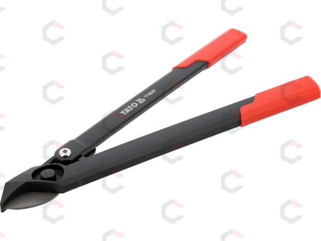 Dvirankės genėjimo žirklės atraminio tipo, nailoninėmis rankenomis 480 mm (YT-88307) 3 Dvirankės genėjimo žirklės atraminio tipo, nailoninėmis rankenomis 480 mm (YT-88307) 3
