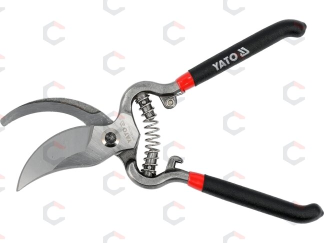 Genėjimo žirklės žirklinio tipo, kaltos 230 mm (YT-88052) 2 Genėjimo žirklės žirklinio tipo, kaltos 230 mm (YT-88052) 2