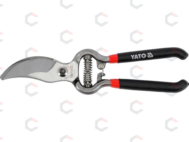 Genėjimo žirklės žirklinio tipo, kaltos 230 mm (YT-88052) Genėjimo žirklės žirklinio tipo, kaltos 230 mm (YT-88052)