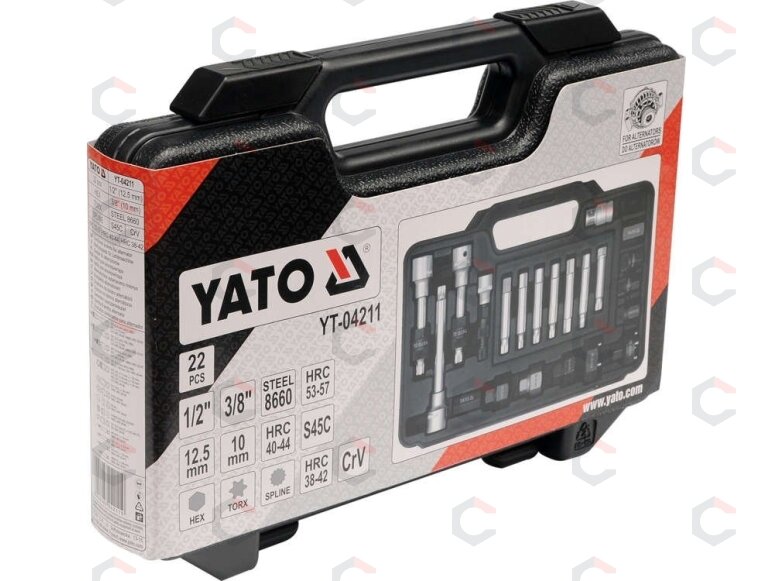 Generatoriaus remonto komplektas | 22 vnt. (YT-04211) 1 Generatoriaus remonto komplektas | 22 vnt. (YT-04211) 1