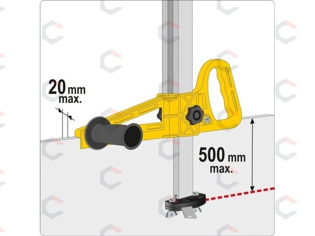 Gipso kartono pjaustyklė | dvipusė | 500 mm (04770) 6 Gipso kartono pjaustyklė | dvipusė | 500 mm (04770) 6