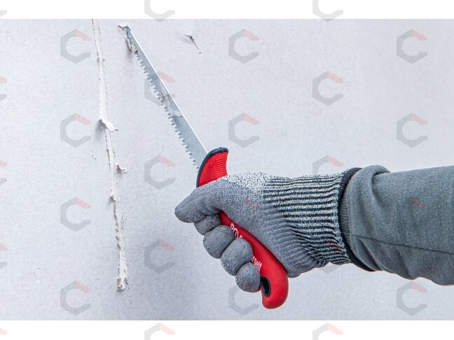 Gipso kartono pjūklas | 160 mm | japoniški dantukai | ergonomiška rankena (50353) 1 Gipso kartono pjūklas | 160 mm | japoniški dantukai | ergonomiška rankena (50353) 1