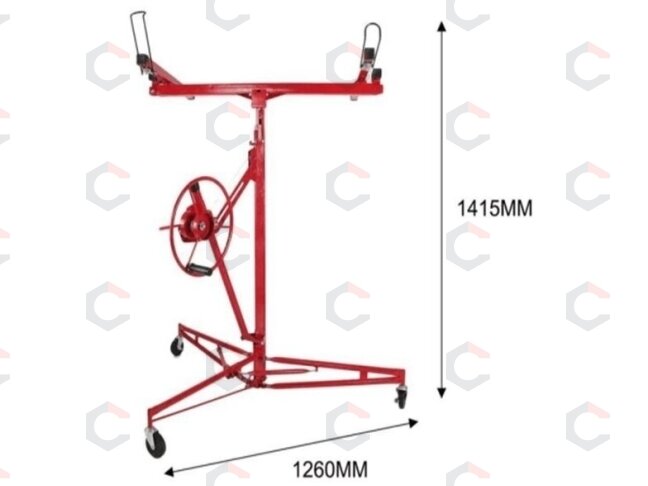 Gipso kartono skydų keltuvas | Heavy Duty (DPL-1-PRO) 2 Gipso kartono skydų keltuvas | Heavy Duty (DPL-1-PRO) 2
