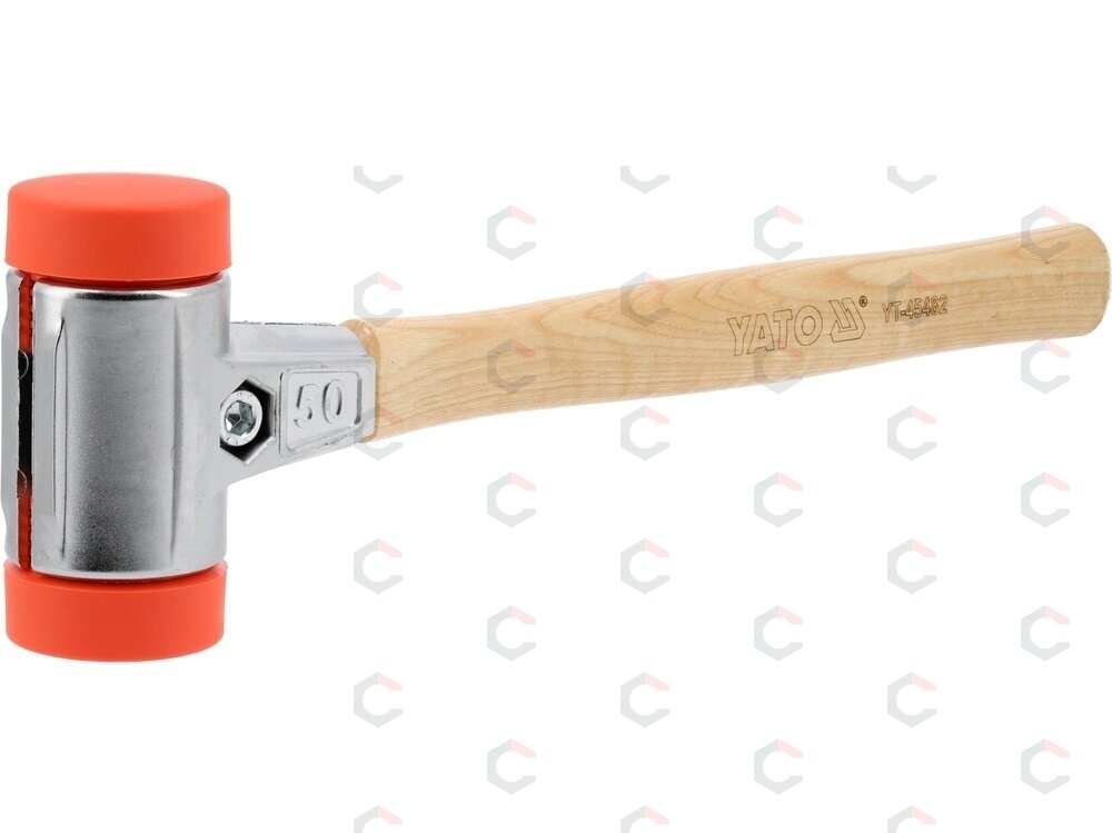 Grindinio plaktukas | hickory rankena | Ø 50 mm | 830 g (YT-45482) Grindinio plaktukas | hickory rankena | Ø 50 mm | 830 g (YT-45482)
