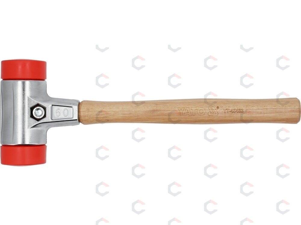 Grindinio plaktukas | hickory rankena | Ø 60 mm | 1390 g (YT-45483) Grindinio plaktukas | hickory rankena | Ø 60 mm | 1390 g (YT-45483)