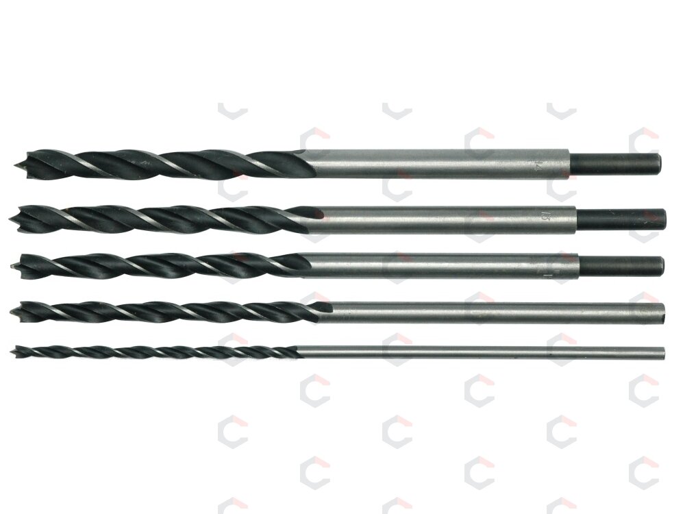 Grąžtų medžiui rinkinys | 6-14 mm / 300 mm | 6 vnt. (22460) Grąžtų medžiui rinkinys | 6-14 mm / 300 mm | 6 vnt. (22460)