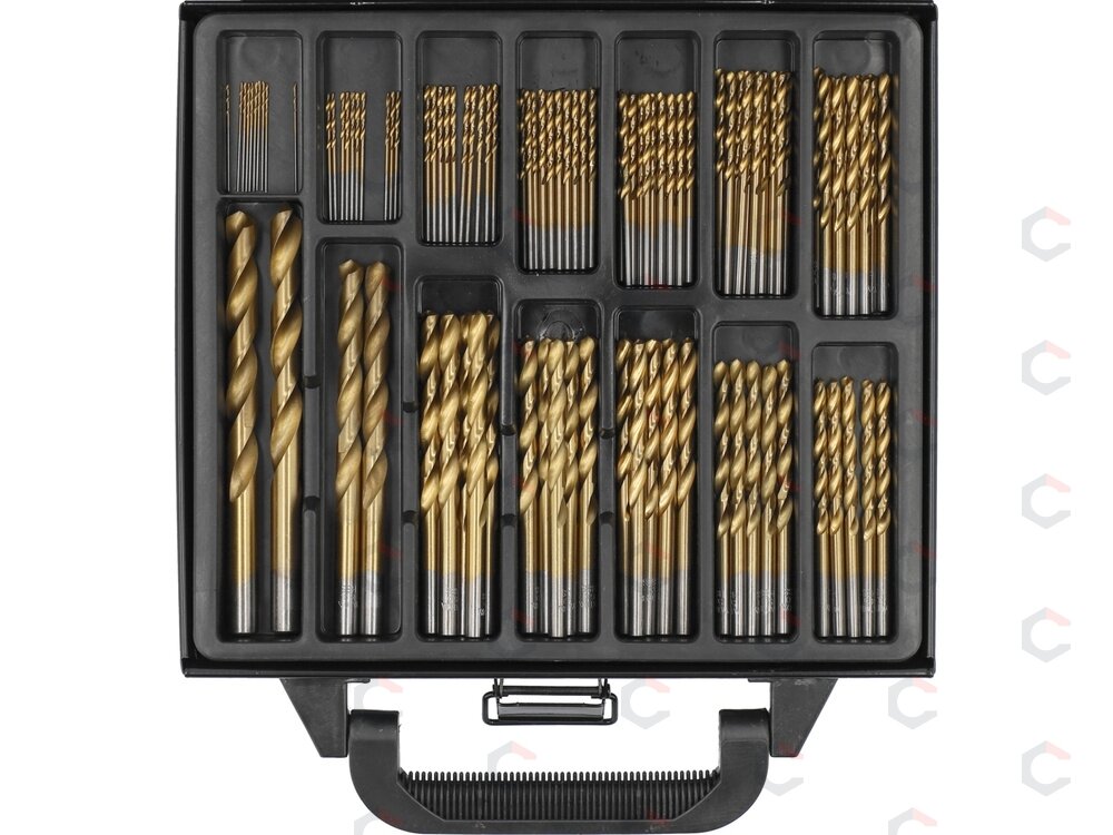 Grąžtų rinkinys metalui | 1.0 - 10 mm | 99 vnt. (YT-44591) 1 Grąžtų rinkinys metalui | 1.0 - 10 mm | 99 vnt. (YT-44591) 1