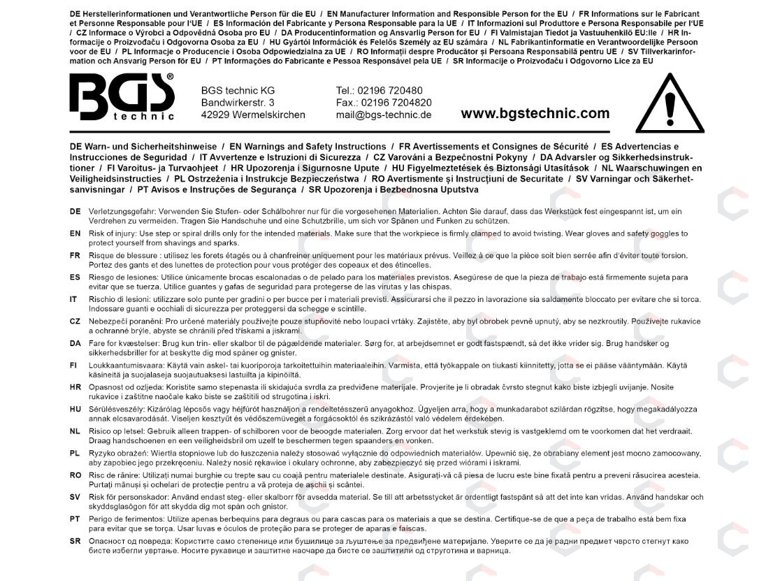 Grąžtas pakopinis | titano nitridas | Ø 6–52 mm (74432B) 4 Grąžtas pakopinis | titano nitridas | Ø 6–52 mm (74432B) 4