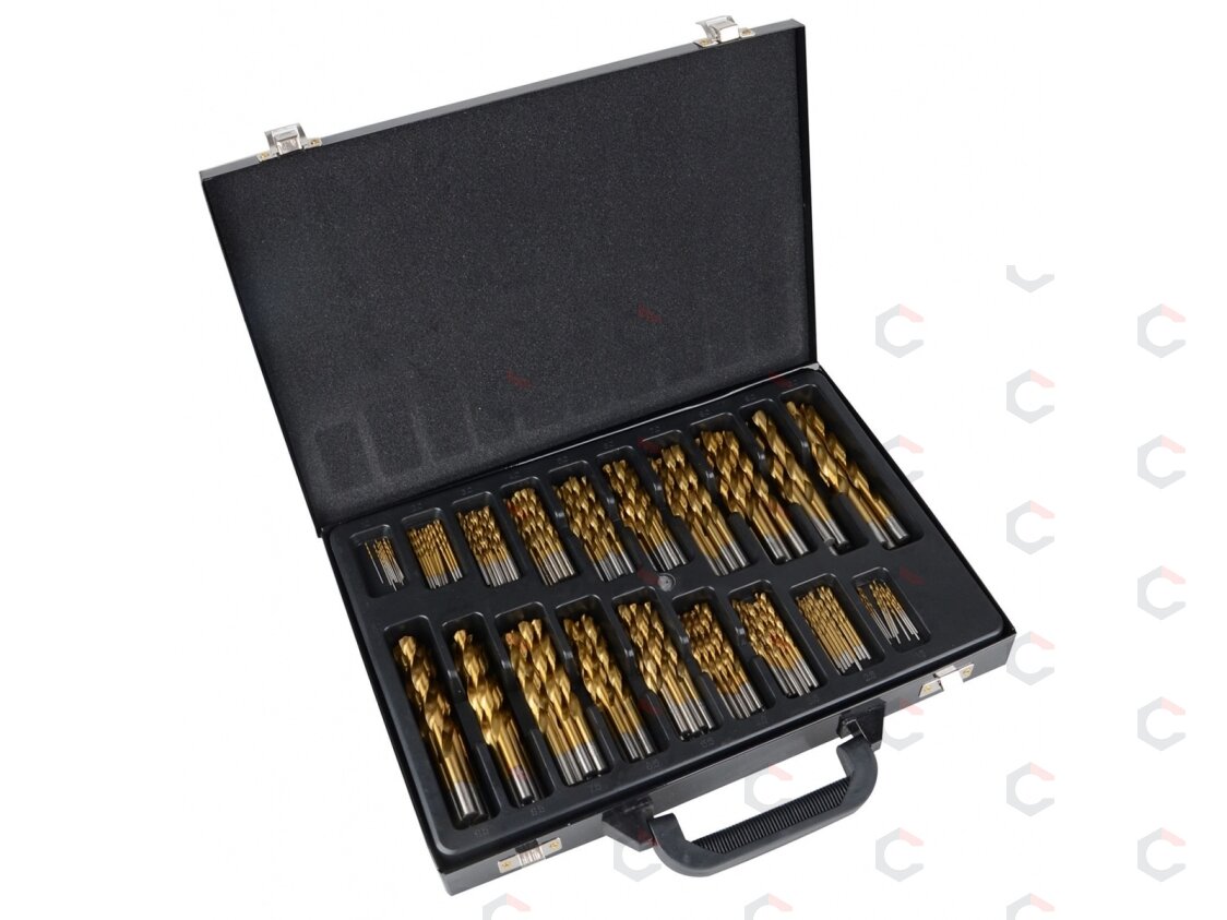 Grąžtų rinkinys HSS | titano nitridas | 1 - 10 mm | 170 vnt. (1994V) 2 Grąžtų rinkinys HSS | titano nitridas | 1 - 10 mm | 170 vnt. (1994V) 2