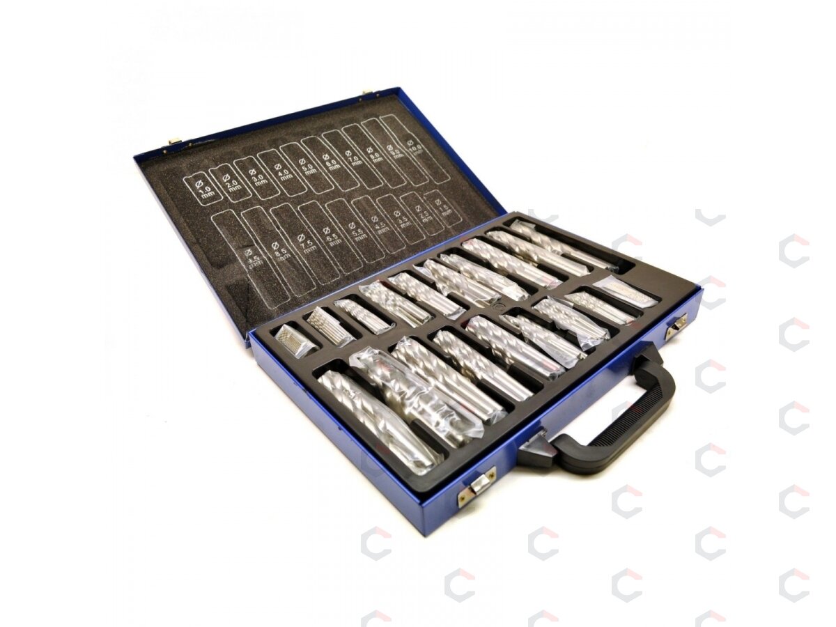 Grąžtų metalui komplektas | HSS | Ø 1 - 10 mm | 170 vnt. (ES-1999) 1 Grąžtų metalui komplektas | HSS | Ø 1 - 10 mm | 170 vnt. (ES-1999) 1