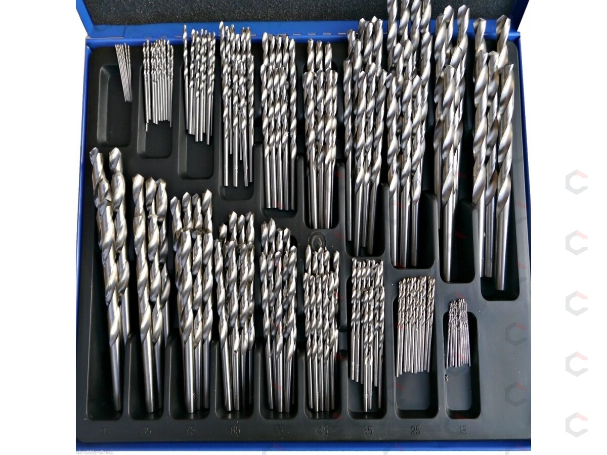 Grąžtų metalui komplektas | HSS | Ø 1 - 10 mm | 170 vnt. (ES-1999) 2 Grąžtų metalui komplektas | HSS | Ø 1 - 10 mm | 170 vnt. (ES-1999) 2