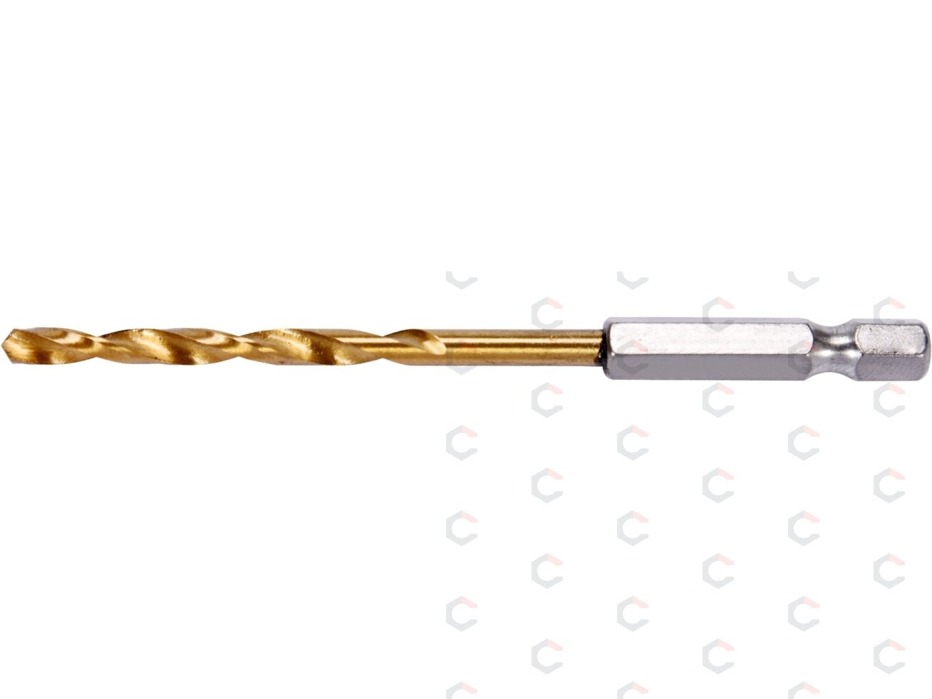 Grąžtas metalui su Hex 6.3 mm (1/4") galu HSS-TiN | 6.5 mm (YT-44765)