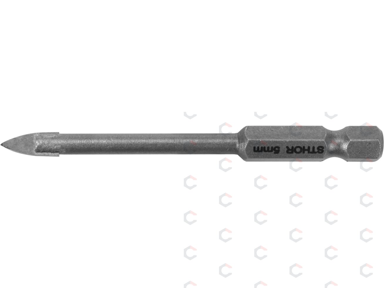 Grąžtas stiklui ir keramikai | 6.3 mm (1/4") galu | 5 mm (21702)