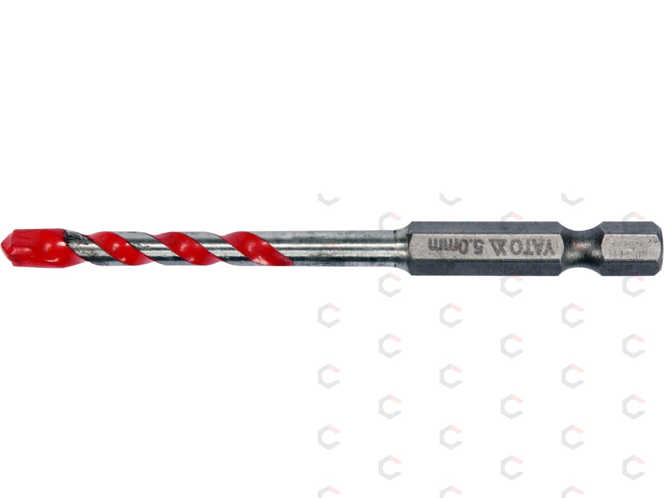 Grąžtas universalus su Hex 6.3 mm (1/4") galu | 5.0 mm (YT-44782) 1 Grąžtas universalus su Hex 6.3 mm (1/4") galu | 5.0 mm (YT-44782) 1