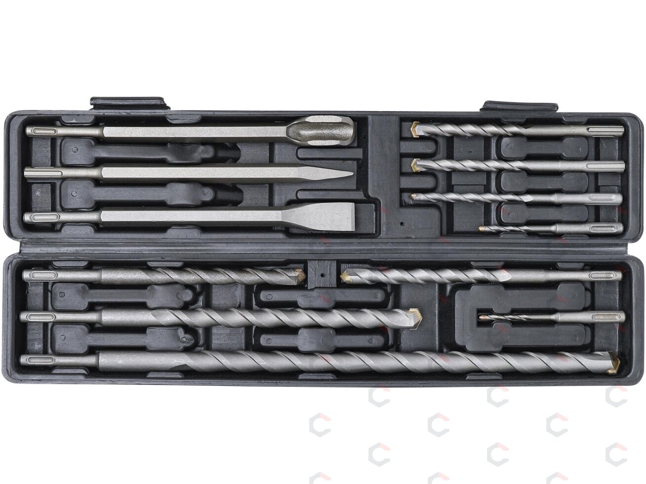 Grąžtų ir kaltų komplektas | SDS PLUS | 5-20 mm | 12 vnt. (2005) 5 Grąžtų ir kaltų komplektas | SDS PLUS | 5-20 mm | 12 vnt. (2005) 5