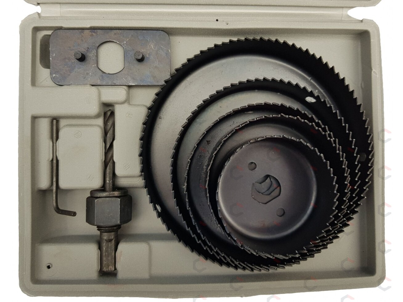Grąžtų karūnų rinkinys | 64-127 mm | 8 vnt. (ES22300) 2 Grąžtų karūnų rinkinys | 64-127 mm | 8 vnt. (ES22300) 2