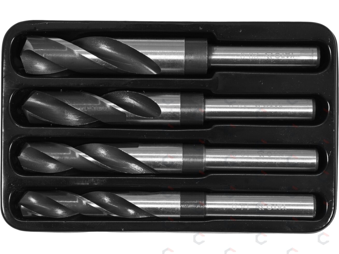 Grąžtų metalui rinkinys | 14 - 16 - 18 - 20 mm | 4 vnt. (YT-44625) Grąžtų metalui rinkinys | 14 - 16 - 18 - 20 mm | 4 vnt. (YT-44625)