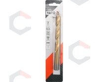 Grąžtas metalui HSS-TIN 12.0 mm (YT-44666) Grąžtas metalui HSS-TIN 12.0 mm (YT-44666)