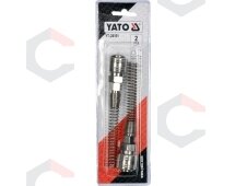 Greitos jungtys žarnai (lizdai) su spyruoklėmis 6x10 mm, 2 vnt. (YT-24101) 1
