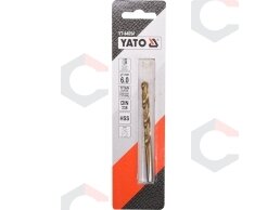 Grąžtas metalui HSS-TIN 6.0 mm (YT-44654) Grąžtas metalui HSS-TIN 6.0 mm (YT-44654)