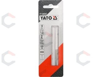 Grąžtas metalui HSS-TIN 1.0 mm, 2vnt. (YT-44630) Grąžtas metalui HSS-TIN 1.0 mm, 2vnt. (YT-44630)