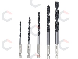 Grąžtų medžiui rinkinys | 1/4" antgalis | 6 - 14 mm | 5 vnt. (50799) 2 Grąžtų medžiui rinkinys | 1/4" antgalis | 6 - 14 mm | 5 vnt. (50799) 2