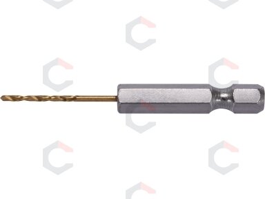 Grąžtas metalui su Hex 6.3 mm (1/4") galu HSS-TiN | 1,5 mm (YT-44750)
