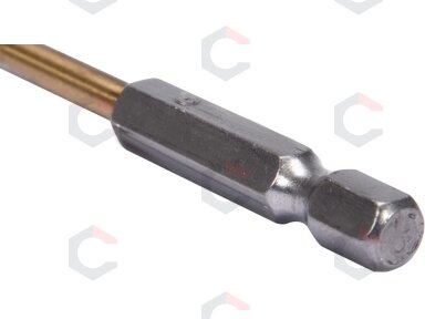 Grąžtas metalui su Hex 6.3 mm (1/4") galu HSS-TiN | 6.5 mm (YT-44765)