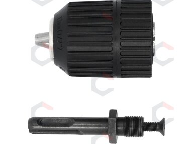 Grąžto griebtuvas be rakto | SDS-Plus adapteris | 1.5–13 mm | 1/2"-20UNF | Yato (YT-820305) Grąžto griebtuvas be rakto | SDS-Plus adapteris | 1.5–13 mm | 1/2"-20UNF | Yato (YT-820305)