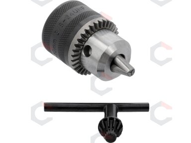 Grąžto griebtuvas su raktu | 1.5-10 mm | 3/8"-24UNF (YT-820300) Grąžto griebtuvas su raktu | 1.5-10 mm | 3/8"-24UNF (YT-820300)