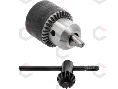 Grąžto griebtuvas su raktu | 1.5–13 mm | sriegis 1/2"-20UNF | Yato (YT-820301) Grąžto griebtuvas su raktu | 1.5–13 mm | sriegis 1/2"-20UNF | Yato (YT-820301)