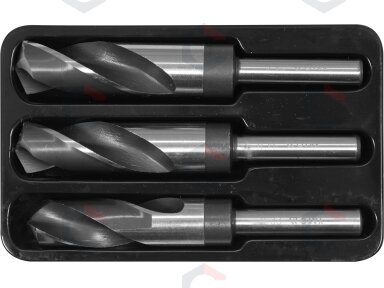 Grąžtų metalui rinkinys | 22 - 24 - 25 mm | 3 vnt. (YT-44626) Grąžtų metalui rinkinys | 22 - 24 - 25 mm | 3 vnt. (YT-44626)