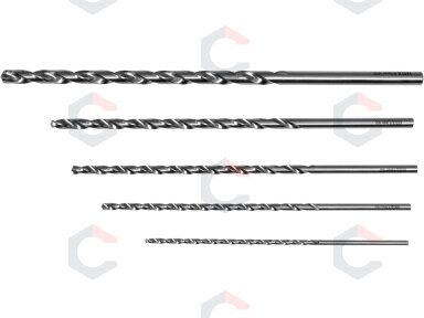 Grąžtų metalui rinkinys | ilgas tipas | HSS | 3 - 8 mm | 5 vnt. (YT-39820) Grąžtų metalui rinkinys | ilgas tipas | HSS | 3 - 8 mm | 5 vnt. (YT-39820)