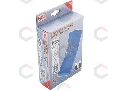 Grąžtų rinkinys | HSS | Core Hole Sizes | Ø 2.5 - 10.2 mm | 7 vnt. (9580) Grąžtų rinkinys | HSS | Core Hole Sizes | Ø 2.5 - 10.2 mm | 7 vnt. (9580)