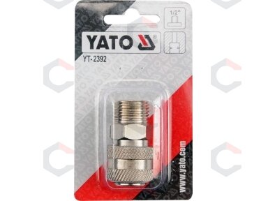 Greita jungtis 1/2" lizdas (išorinis) (YT-2392) Greita jungtis 1/2" lizdas (išorinis) (YT-2392)