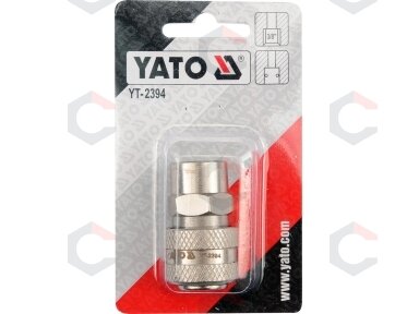 Greita jungtis 3/8" vidinis sriegis (lizdas) (YT-2394) Greita jungtis 3/8" vidinis sriegis (lizdas) (YT-2394)