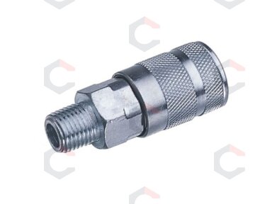 Greita jungtis žalvarinė 1/4", išorinis sriegis (lizdas) PROFI (S31-20SMA) Greita jungtis žalvarinė 1/4", išorinis sriegis (lizdas) PROFI (S31-20SMA)