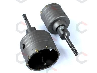 Gręžimo karūnų rinkinys SDS Plus | 65 mm + 80 mm | 2 vnt. (ES20442) Gręžimo karūnų rinkinys SDS Plus | 65 mm + 80 mm | 2 vnt. (ES20442)