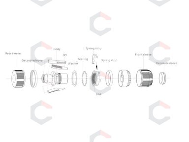 Griebtuvas grąžtui be rakto su rakinimo sistema, pusiau metalinis 2-13mm, 1/2"-20UNF (ES-790872) Griebtuvas grąžtui be rakto su rakinimo sistema, pusiau metalinis 2-13mm, 1/2"-20UNF (ES-790872)