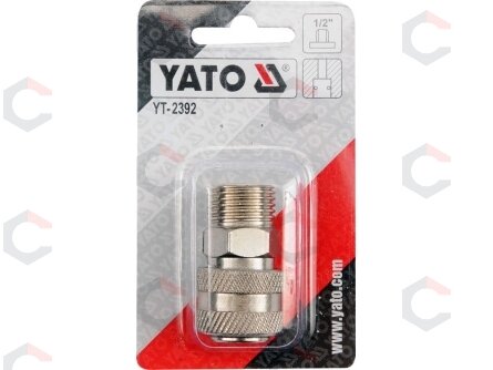 Greita jungtis 1/2" lizdas (išorinis) (YT-2392) 1 Greita jungtis 1/2" lizdas (išorinis) (YT-2392) 1